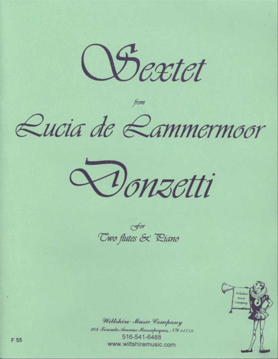 Sextet from Lucia di Lammermoor Flute Duet scores gallery preview page 1