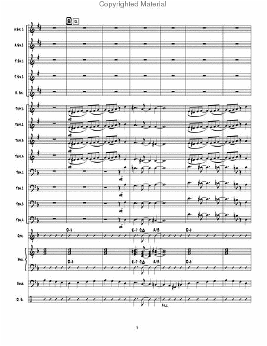 Nerve Damage Jazz Ensemble scores gallery preview page 6