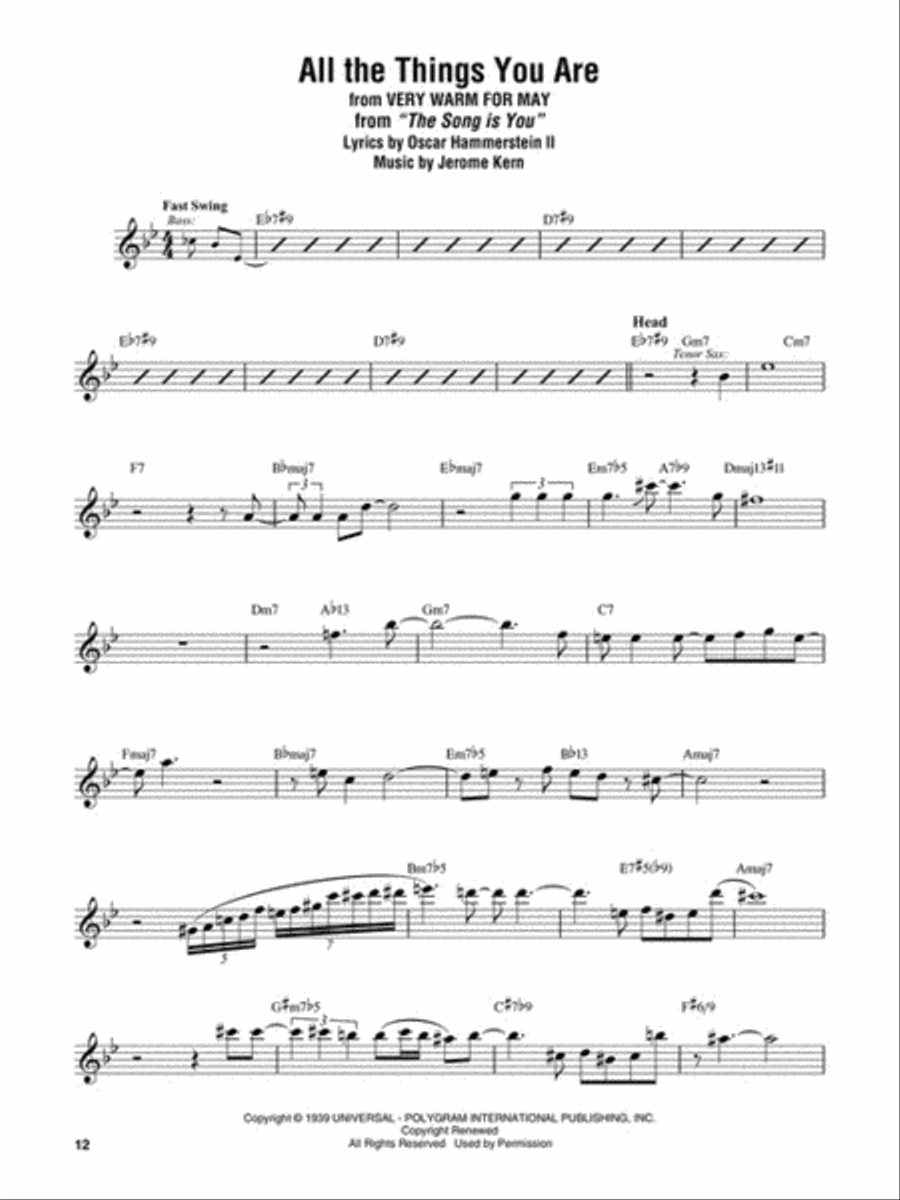 Stan Getz – Omnibook B-Flat Instrument scores gallery preview page 6