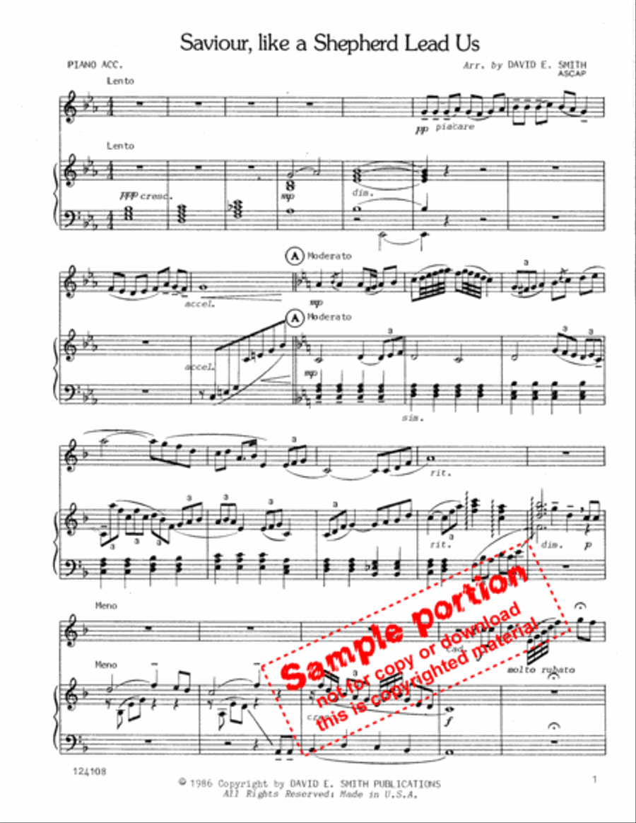 Saviour Like A Shepherd Flute scores gallery preview page 2