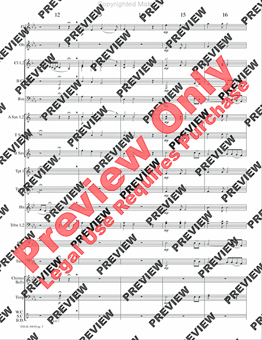 Steal Away Steal Away Concert Band scores gallery preview page 6