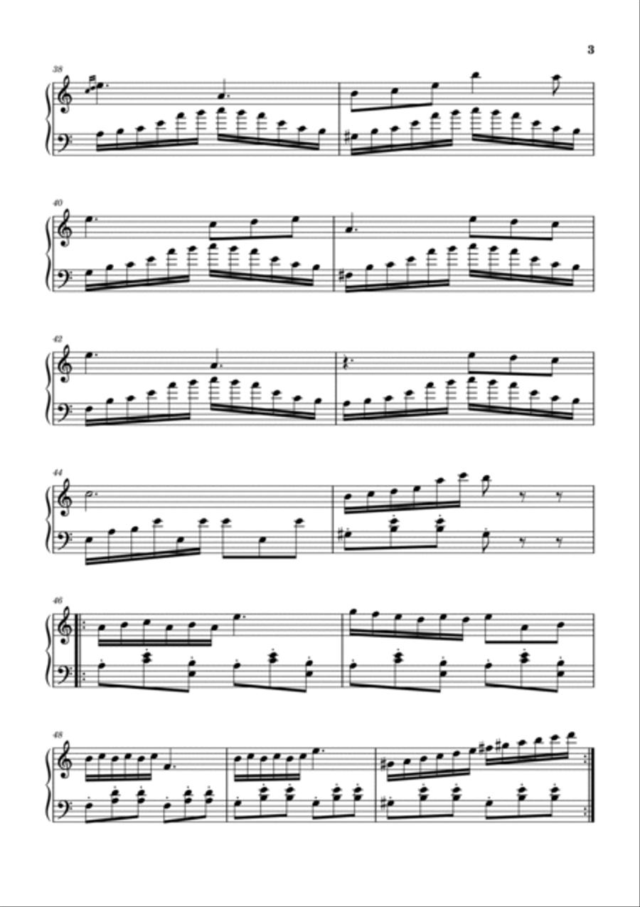 Epilogue Piano Solo scores gallery preview page 3