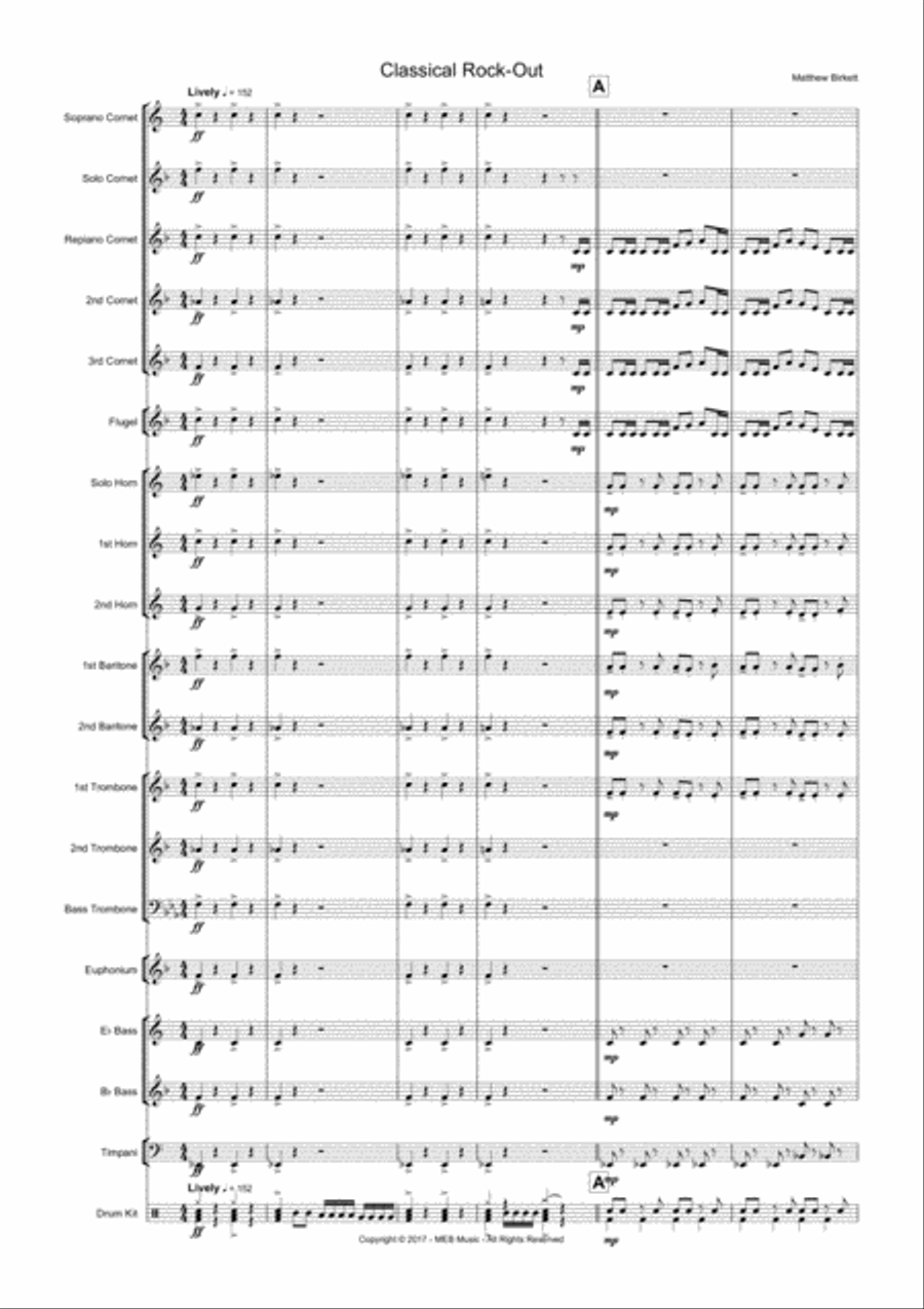 Classical Rock Out Brass Ensemble scores gallery preview page 2