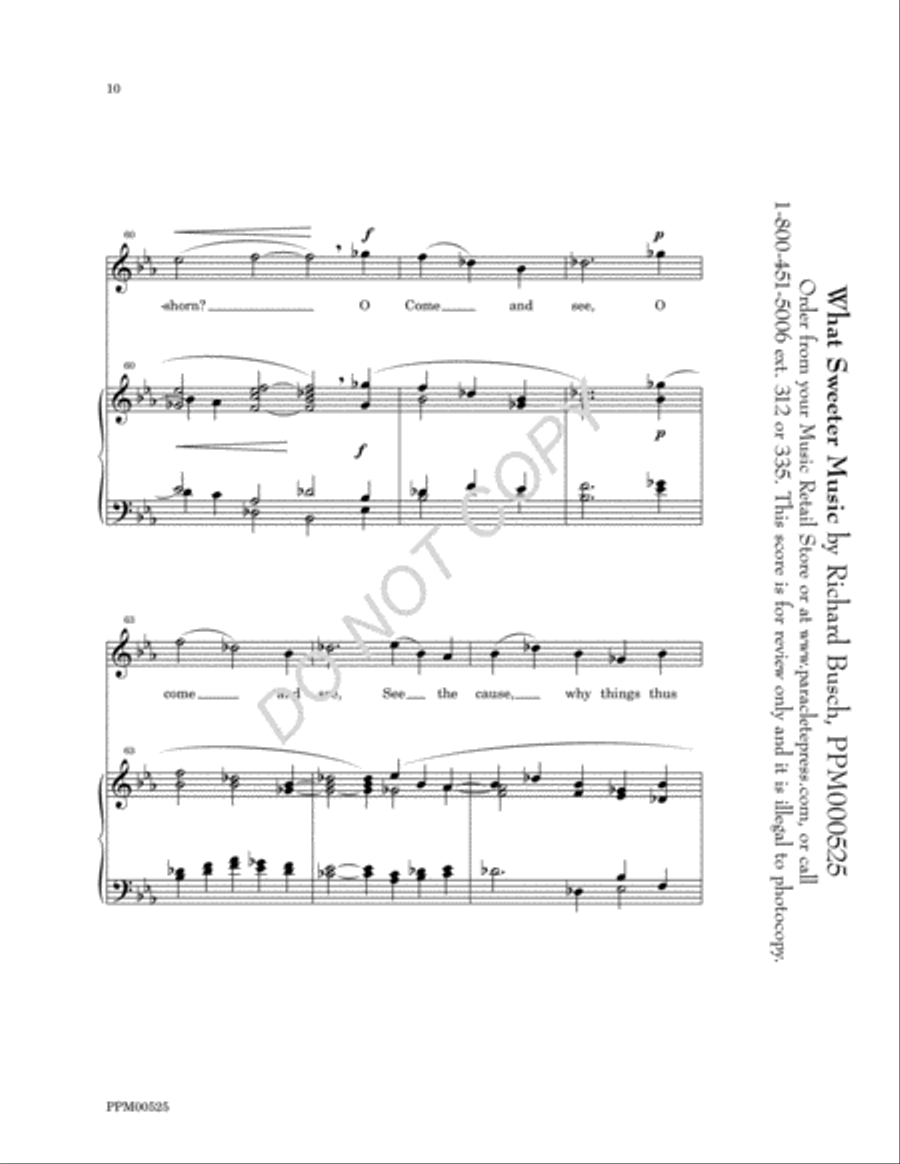 What Sweeter Music What Sweeter Music 4-Part scores gallery preview page 11