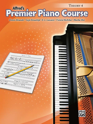 Book cover for Premier Piano Course Theory, Book 4