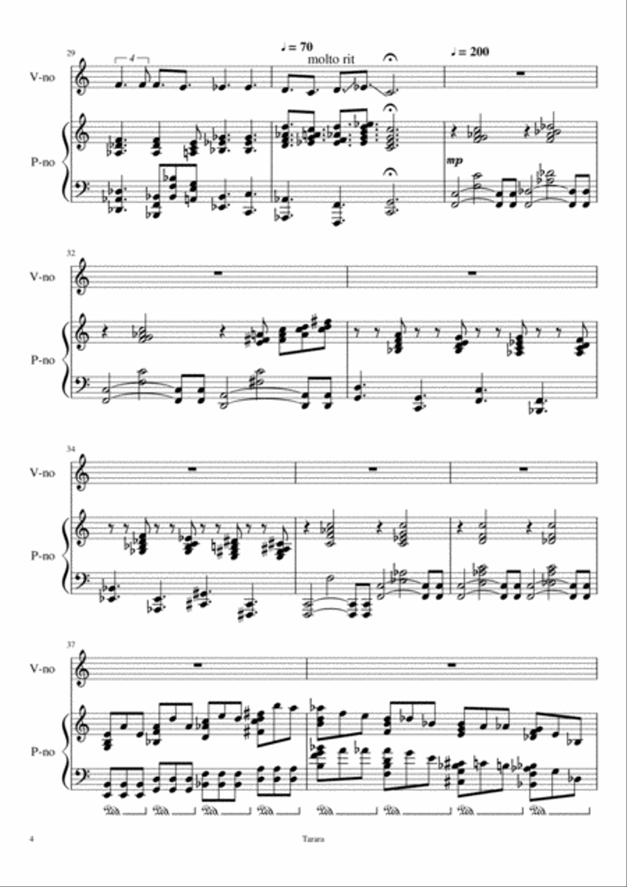 Hopeless Violin Solo scores gallery preview page 4