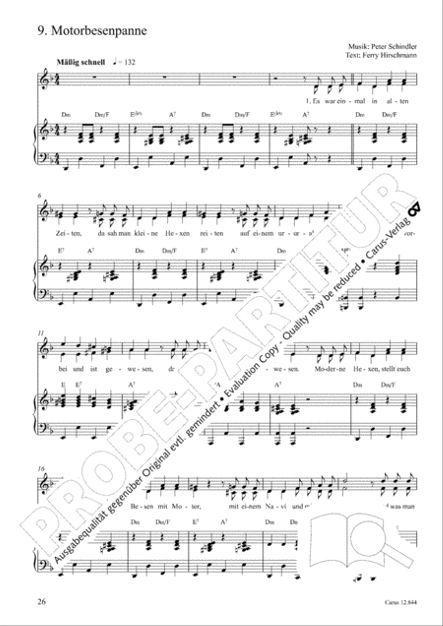 Gruselmonsterzaubersongs. Heft II Children's Choir scores gallery preview page 27