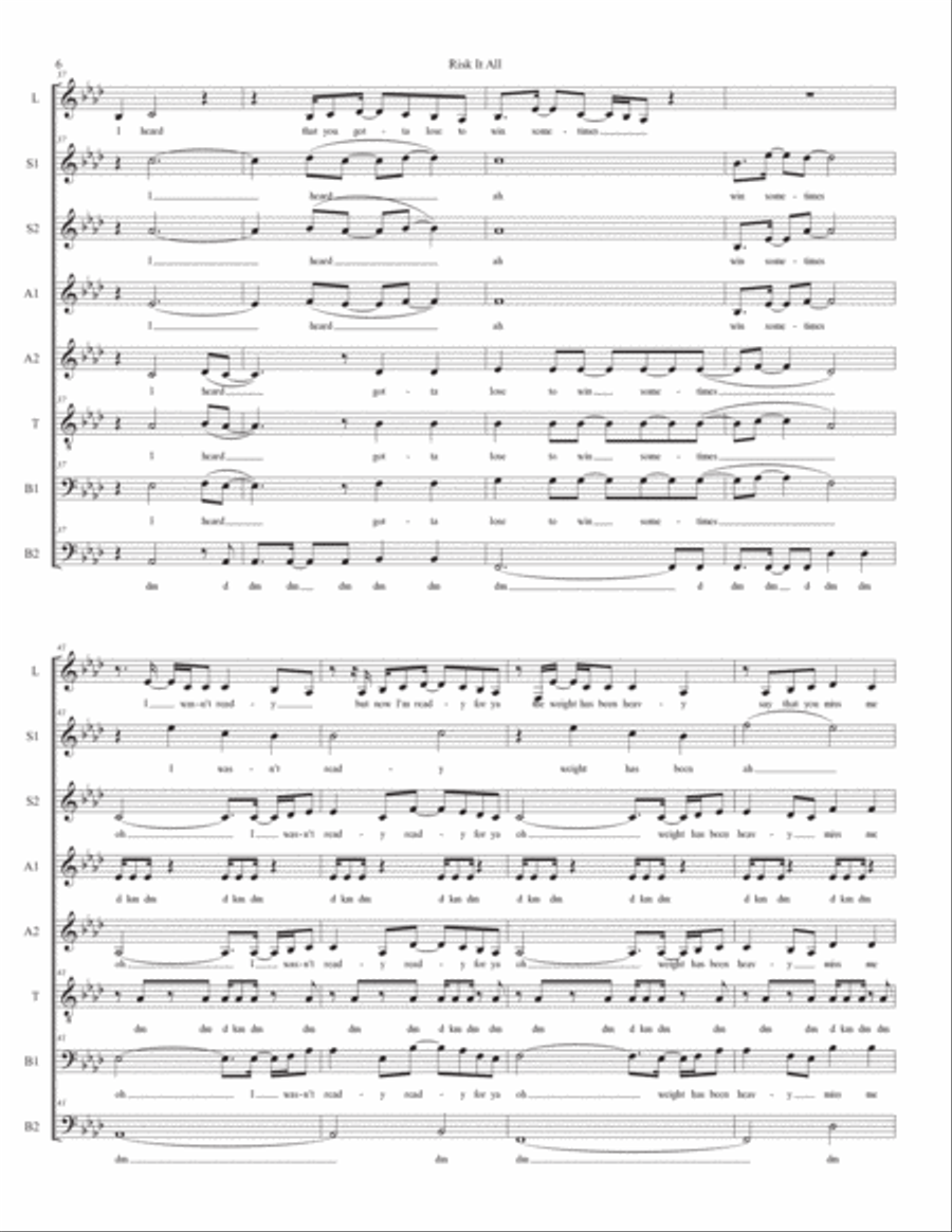 Risk It All Divisi scores gallery preview page 6