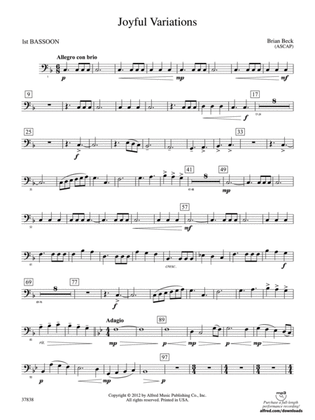 Joyful Variations: Bassoon