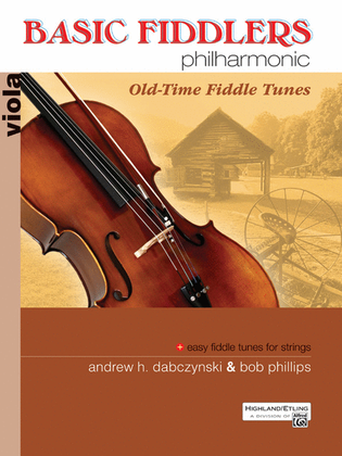 Book cover for Basic Fiddlers Philharmonic Old-Time Fiddle Tunes