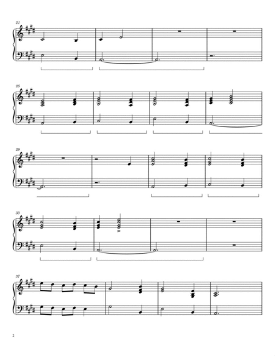 When The Party's Over Piano Solo scores gallery preview page 2