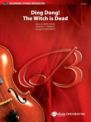 Book cover for Ding Dong! The Witch Is Dead (from The Wizard of Oz)