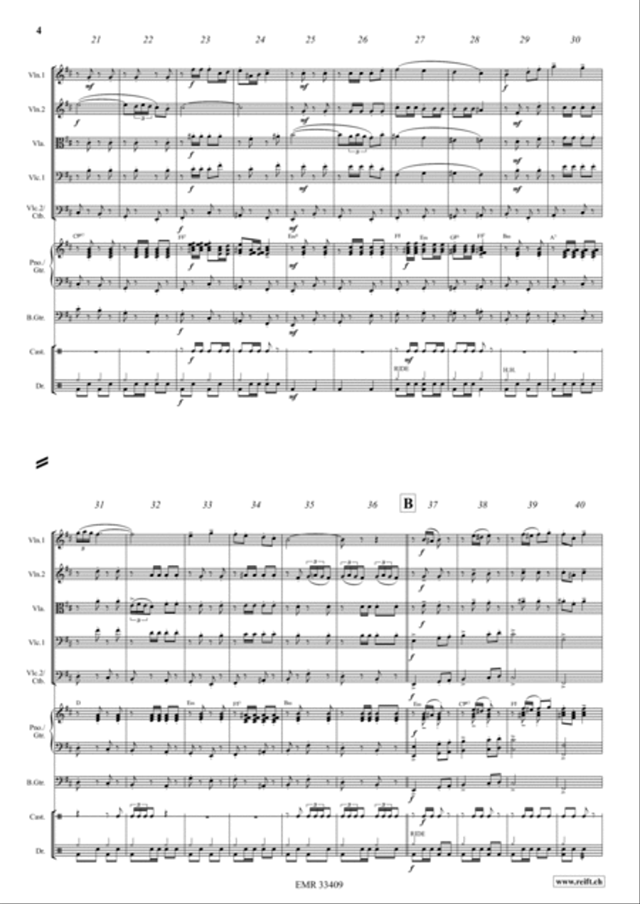 Costa Del Sol Bass Guitar scores gallery preview page 3