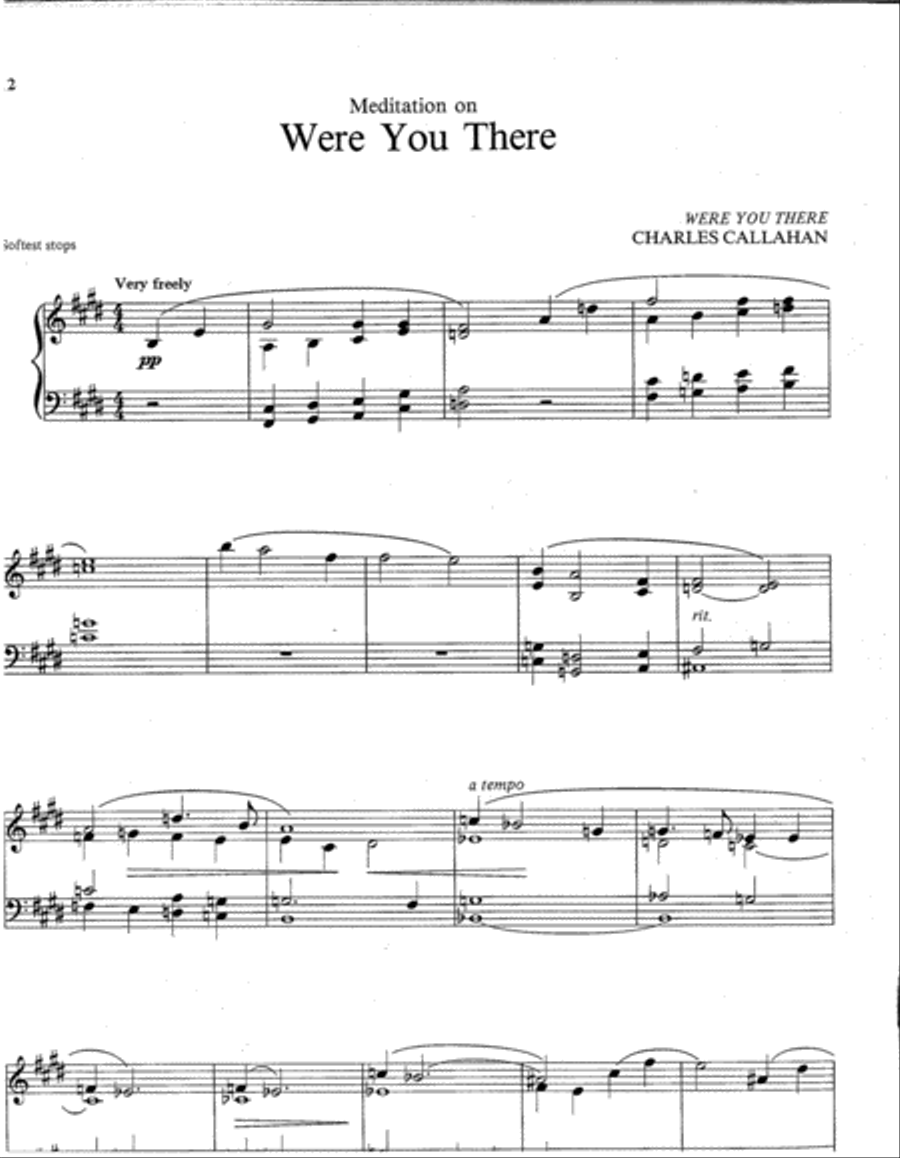 Spirituals for Keyboard Organ scores gallery preview page 5