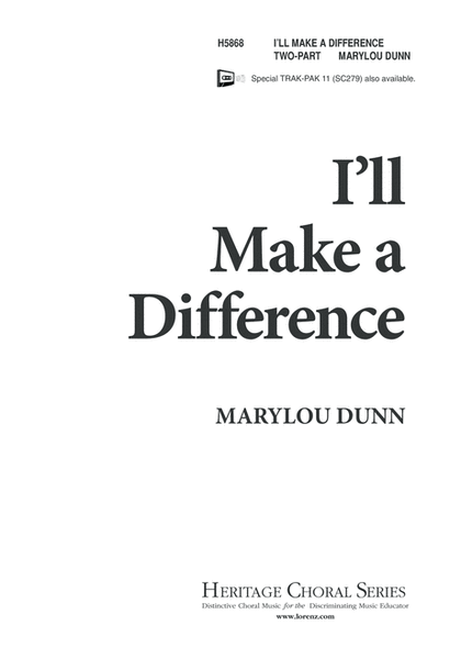 I'll Make a Difference