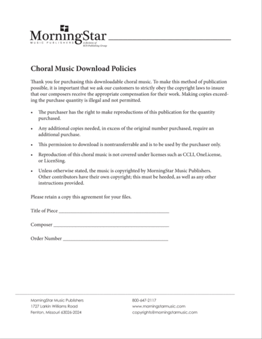 O Little Town of Bethlehem 4-Part scores gallery preview page 1