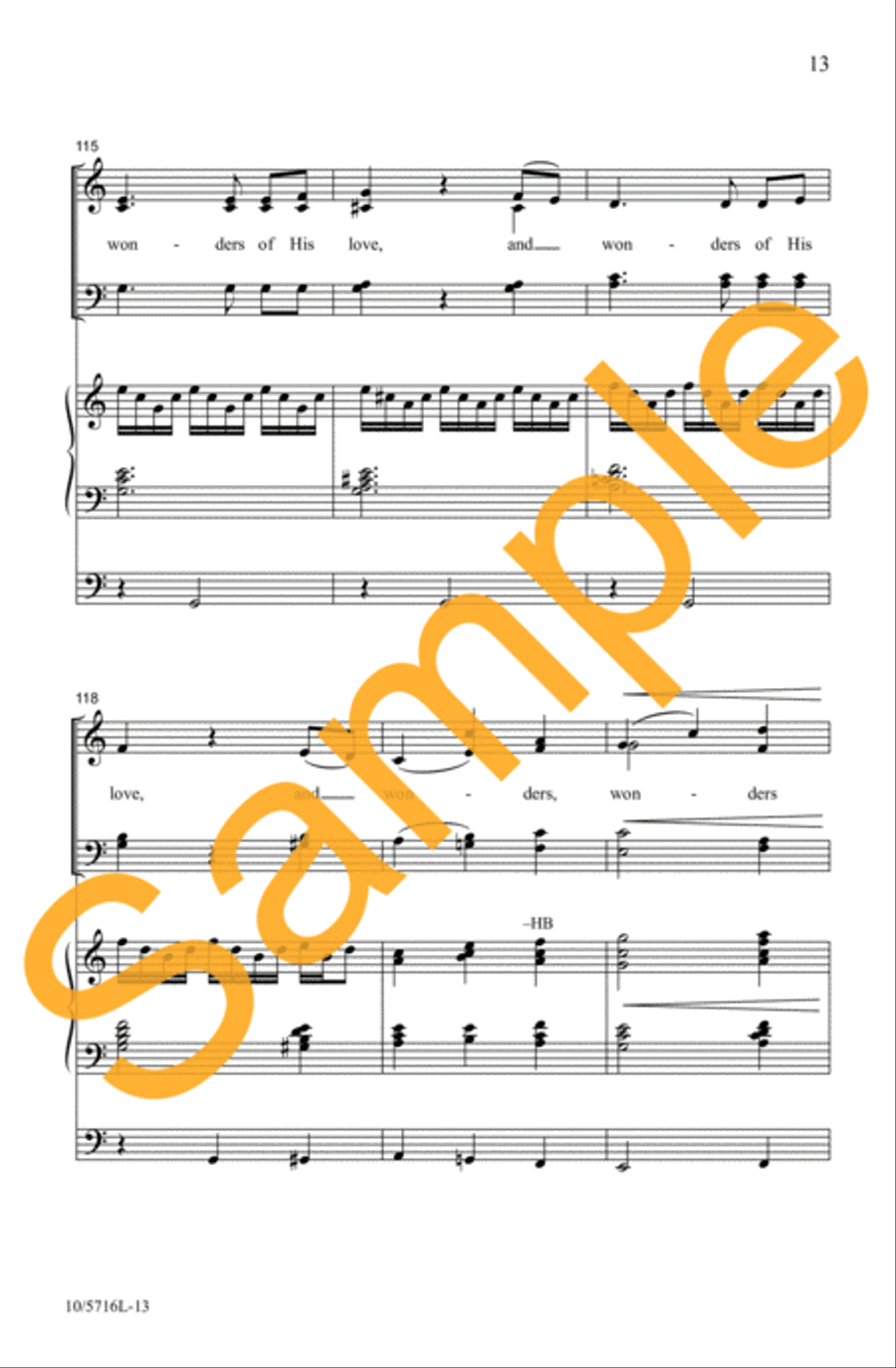 Sing Joy to the World 4-Part scores gallery preview page 12