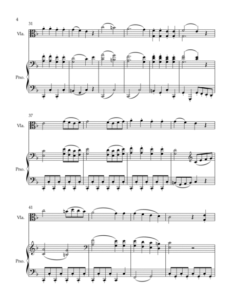 Allegro moderato from Duo #1 for Viola and Piano image number null