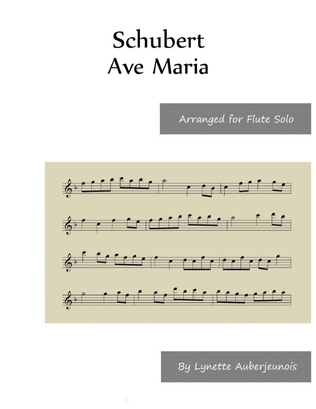 Ave Maria - Flute Solo