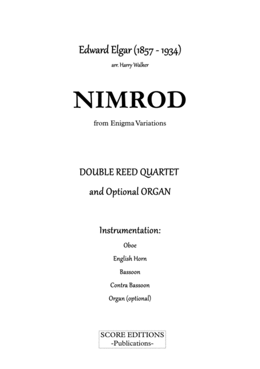 Elgar – Nimrod (for Double Reed Quartet and optional Organ) image number null