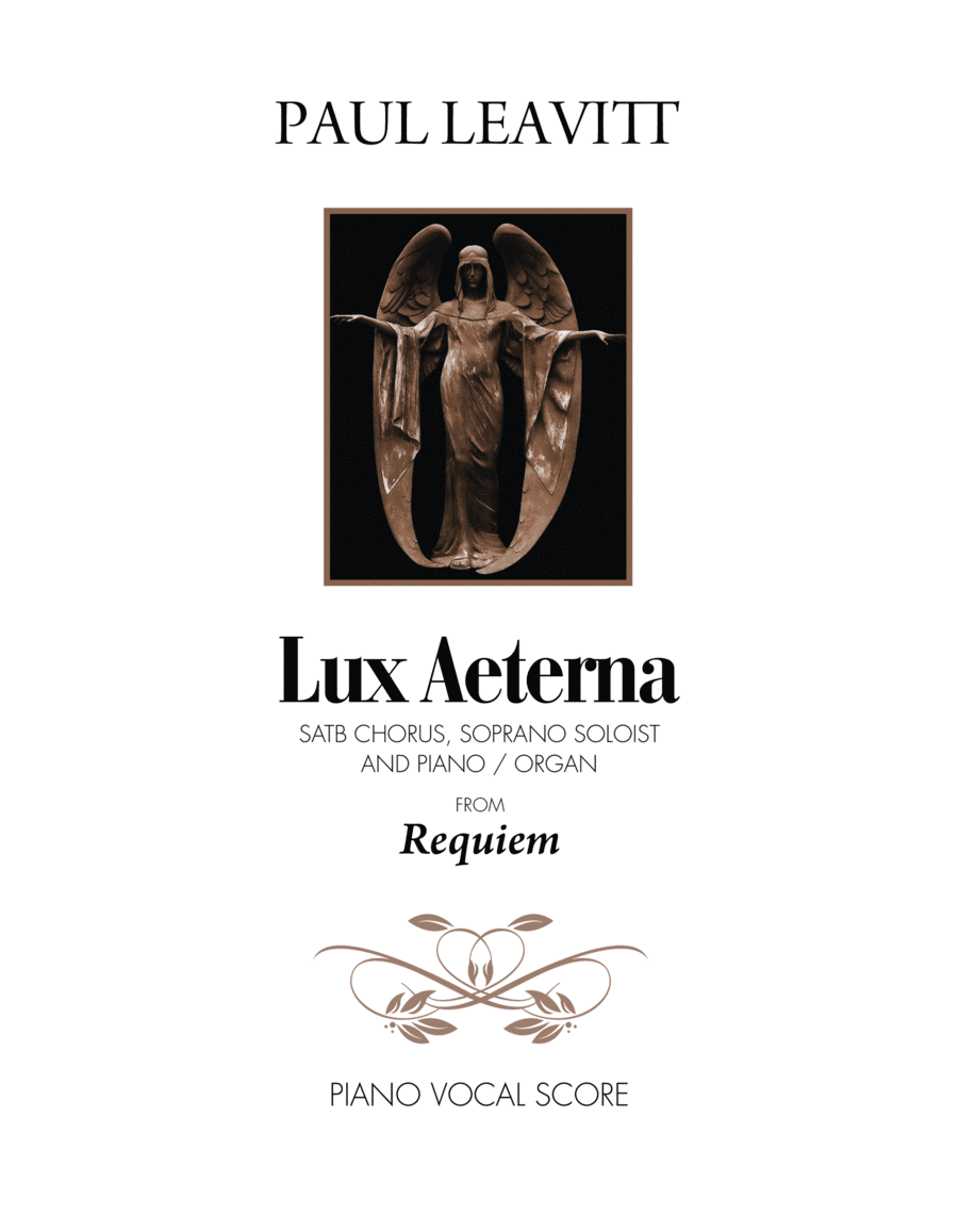 Lux Aeterna from Requiem 4-Part scores gallery preview page 1