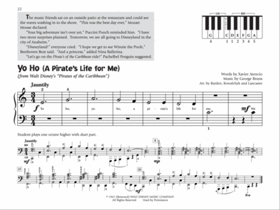 Music for Little Mozarts -- Little Mozarts Go to Hollywood, Book 3-4 Piano Method scores gallery preview page 5