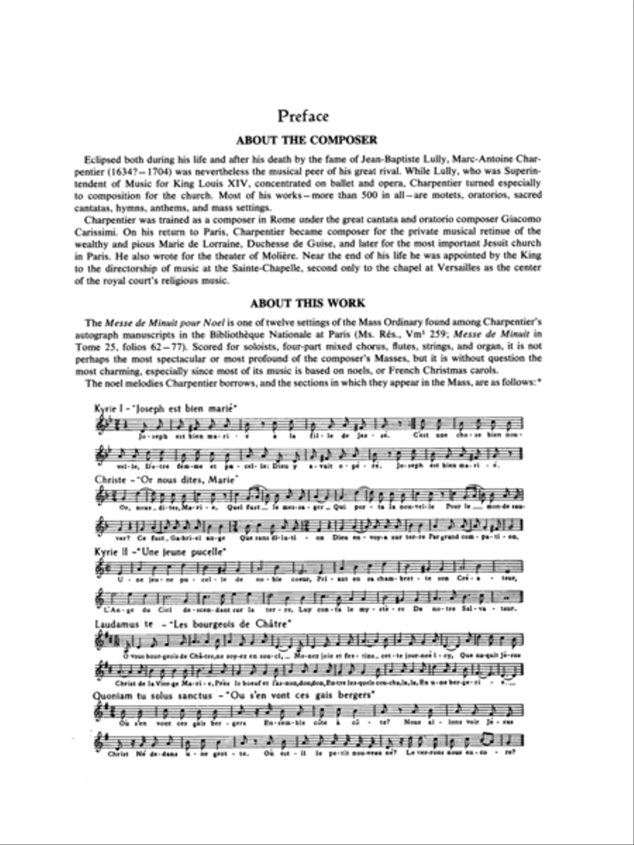 Messe de Minuit pour Noeel (Full Score) 4-Part scores gallery preview page 2
