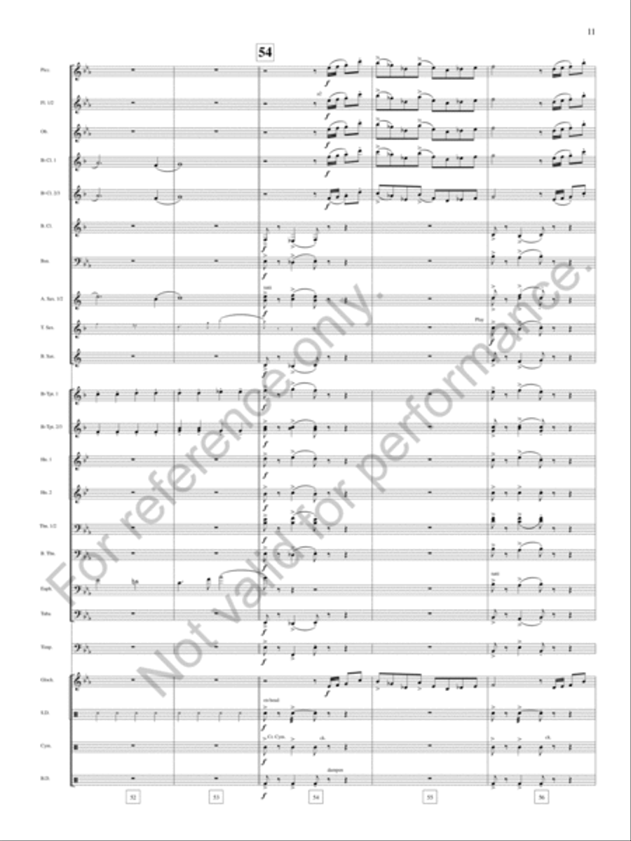 Bound Away Bound Away Concert Band scores gallery preview page 12