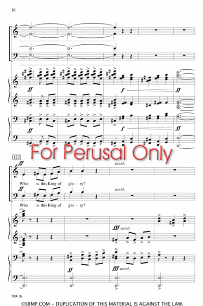 Psalm 24 - SATB Octavo image number null