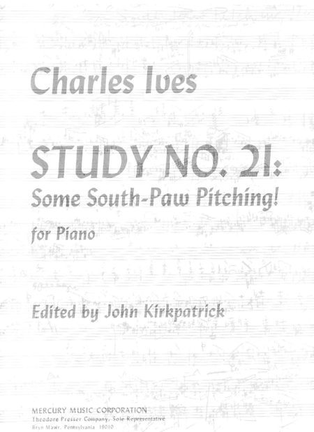 Charles Ives : Study #21