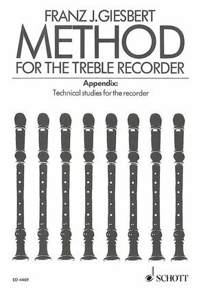 Book cover for Method for the Treble Recorder