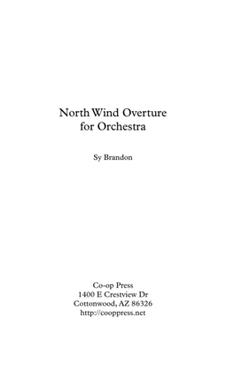 North Wind Overture for Orchestra