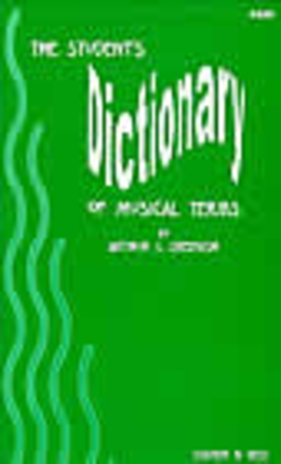 Book cover for The Student's Dictionary of Musical Terms