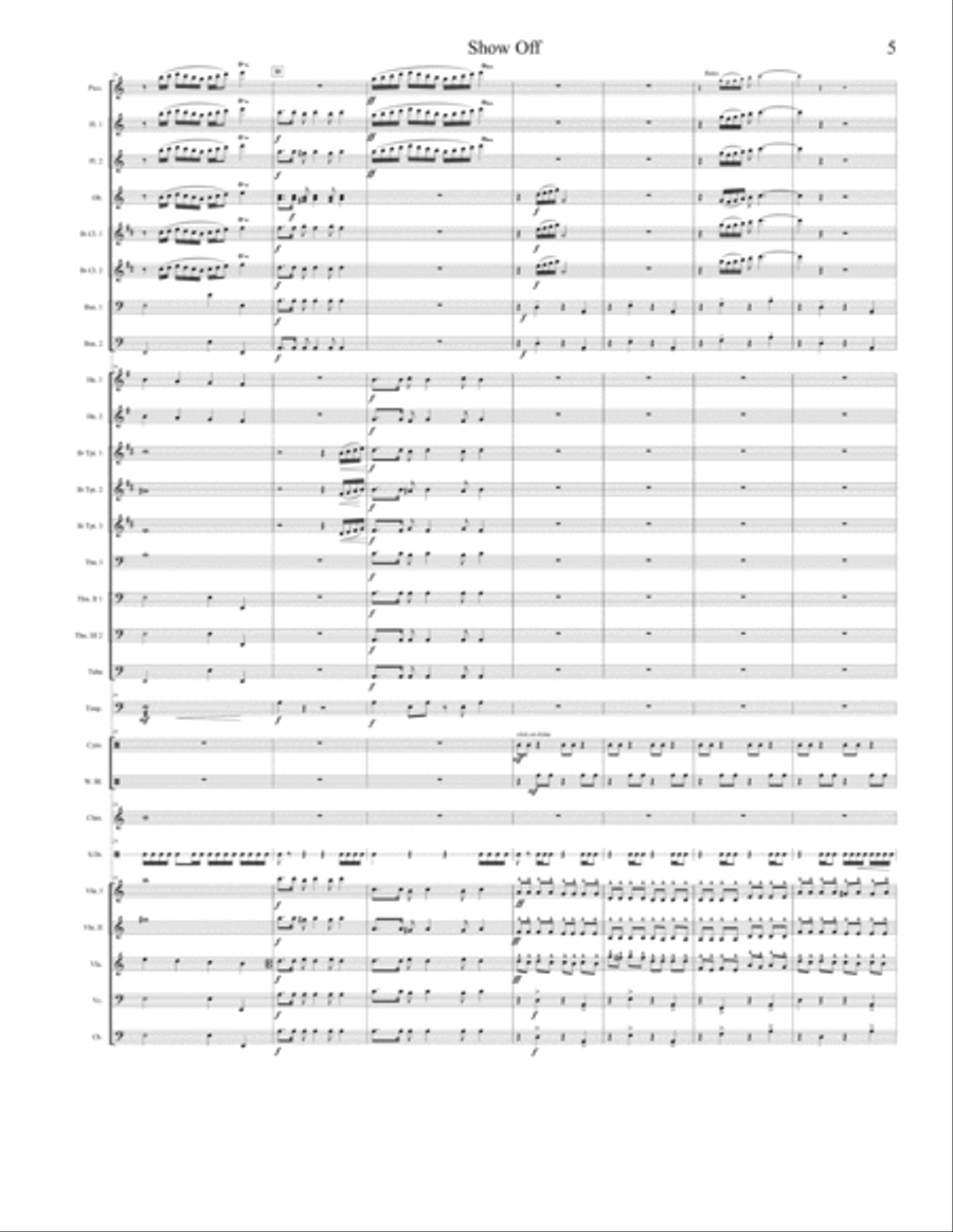Show Off Full Orchestra scores gallery preview page 5