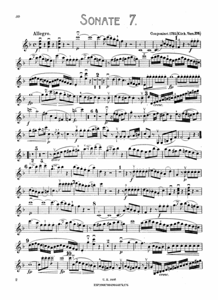 Sonata in F Major, K. 376
