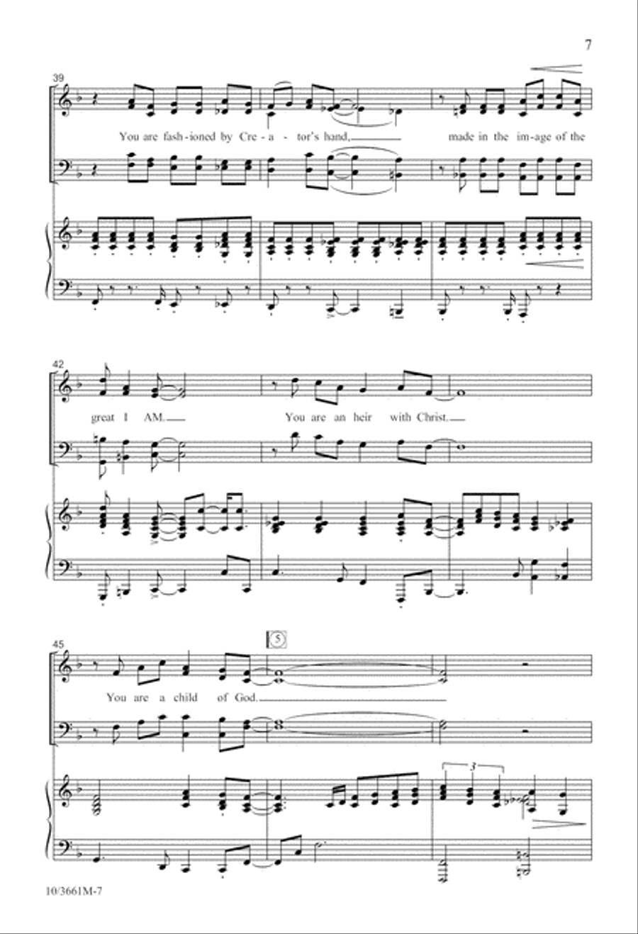 Child of God 4-Part scores gallery preview page 7