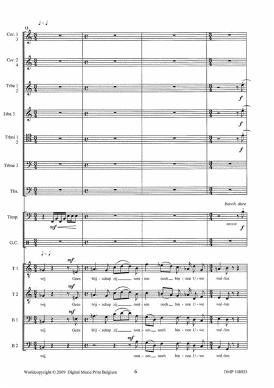 Reizang Van Jeruzalemmers Unison Choir scores gallery preview page 5