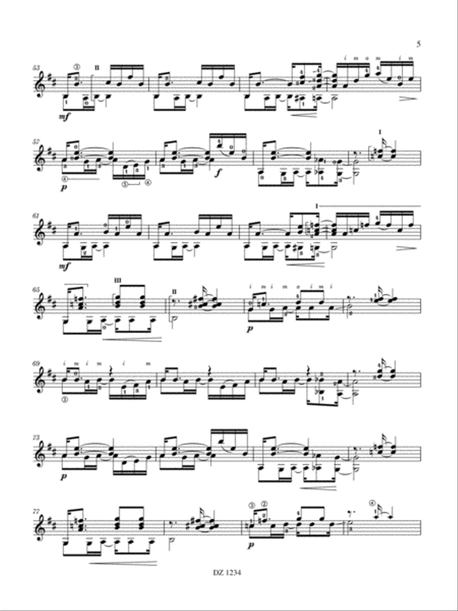 El arte de la milonga Classical Guitar scores gallery preview page 5