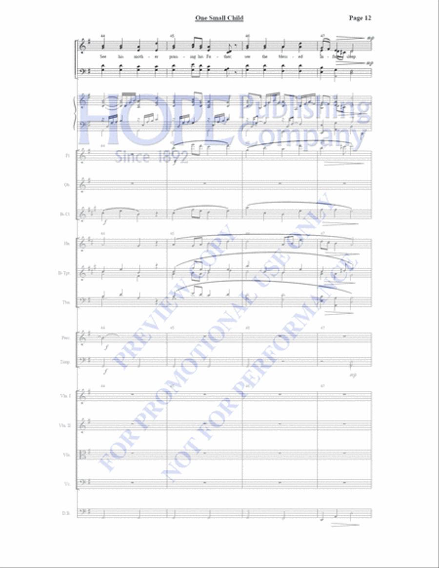 One Small Child Orchestra scores gallery preview page 13