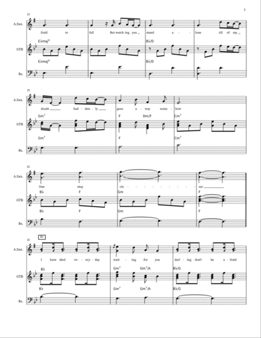 A Thousand Years Small Ensemble scores gallery preview page 2
