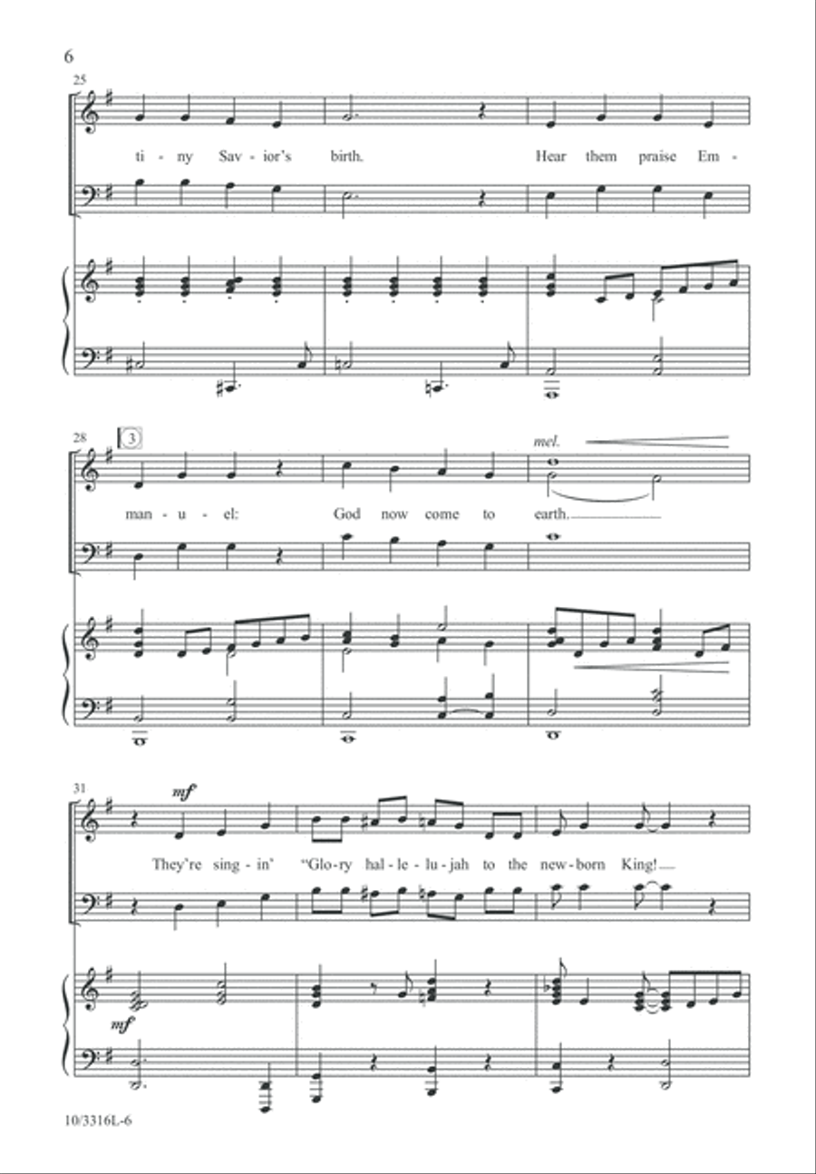 Glory Hallelujah! Glory Hallelujah! 3-Part scores gallery preview page 6