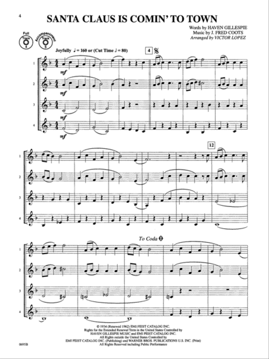 Flex-Ability Holiday -- Solo-Duet-Trio-Quartet with Optional Accompaniment Small Ensemble scores gallery preview page 4
