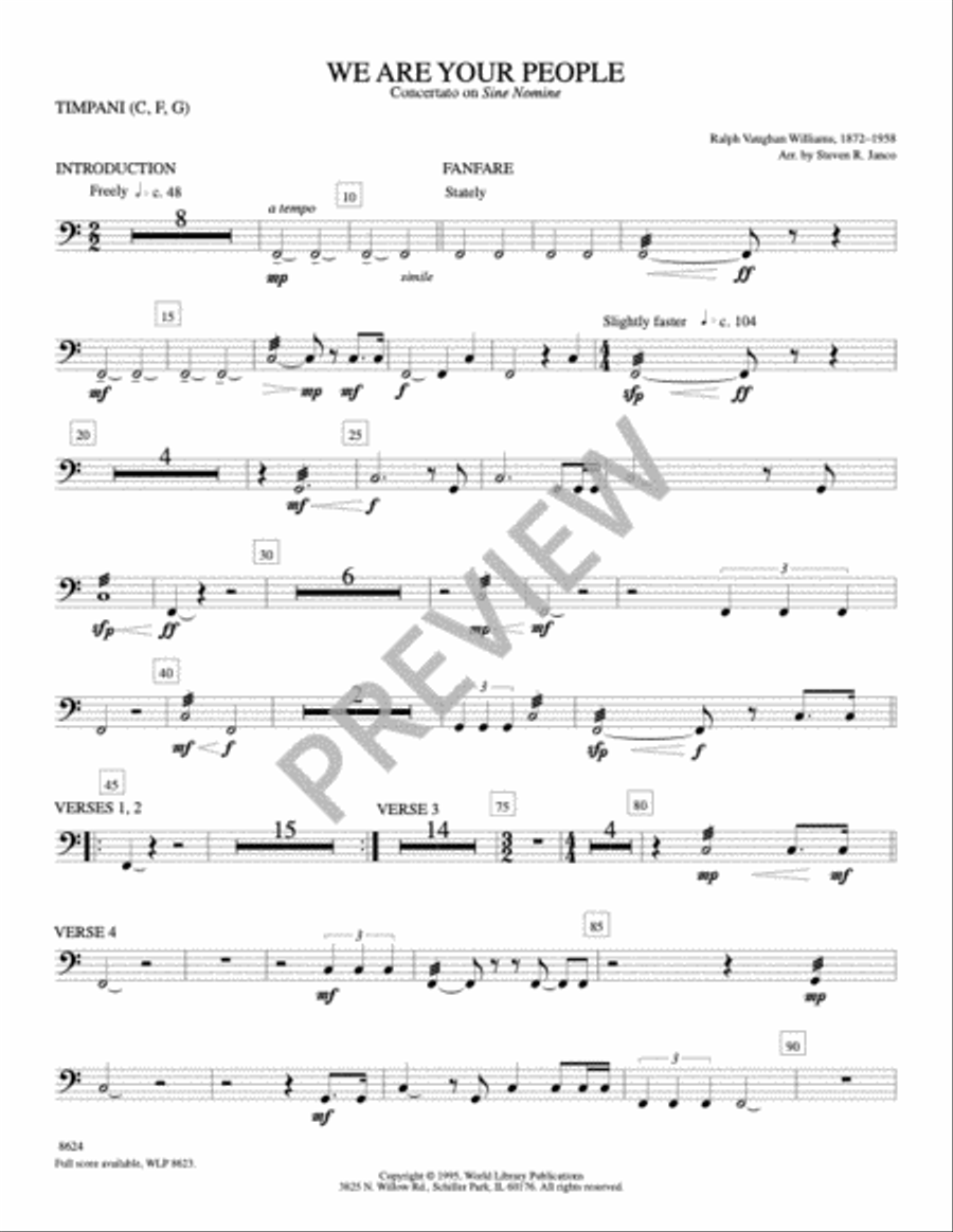 We Are Your People - Instrumental Edition Trombone scores gallery preview page 6