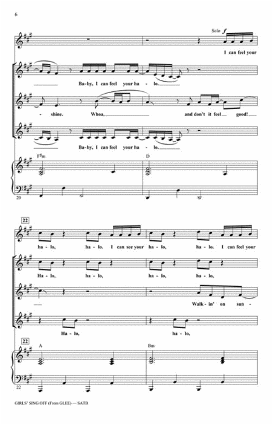 Girls' Sing-Off Girls' Sing-Off SSA scores gallery preview page 2
