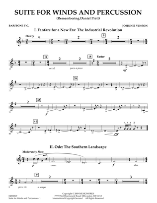 Suite for Winds and Percussion - Baritone T.C.