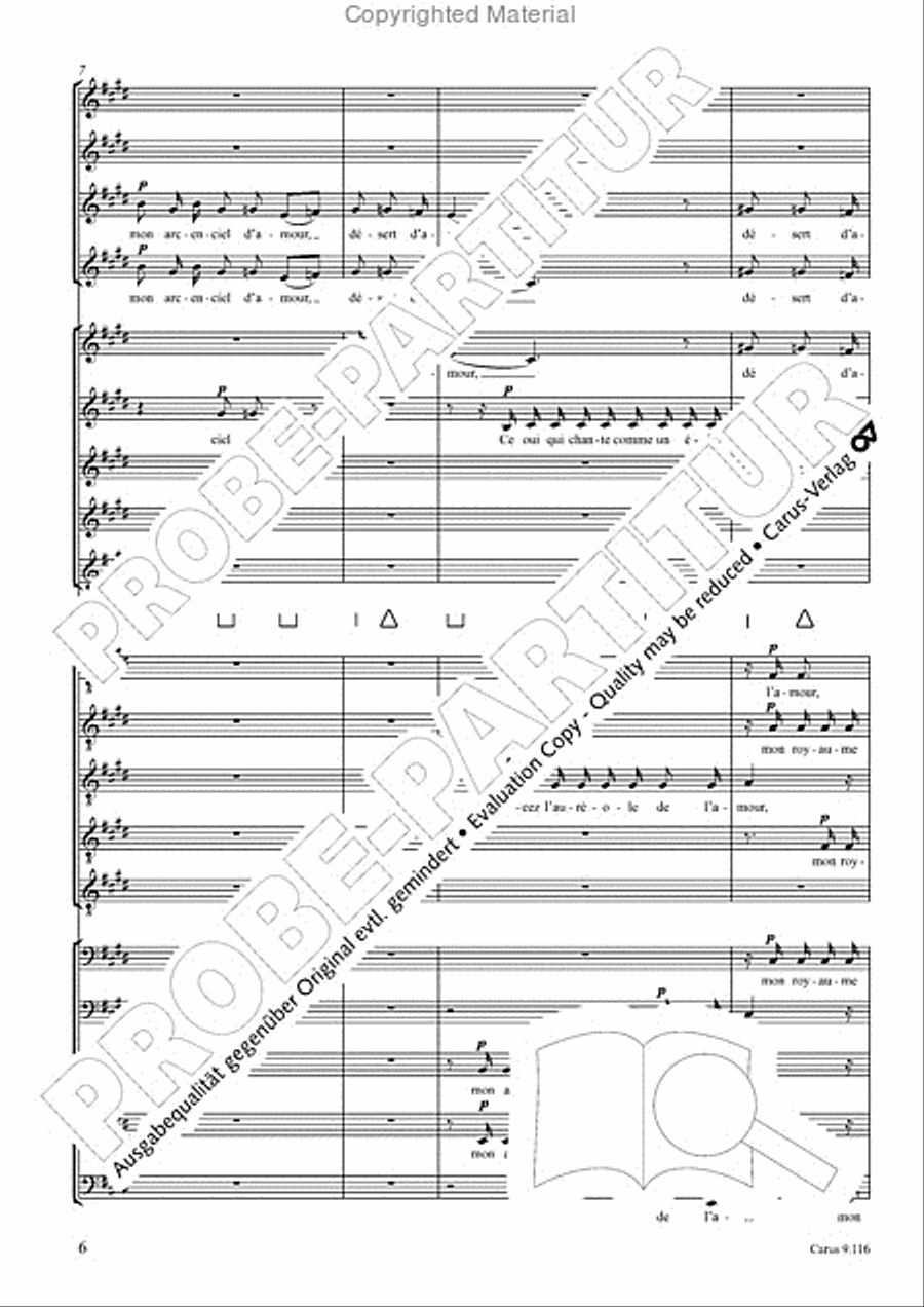 Louange a l'eternite de Jesus Choir scores gallery preview page 7