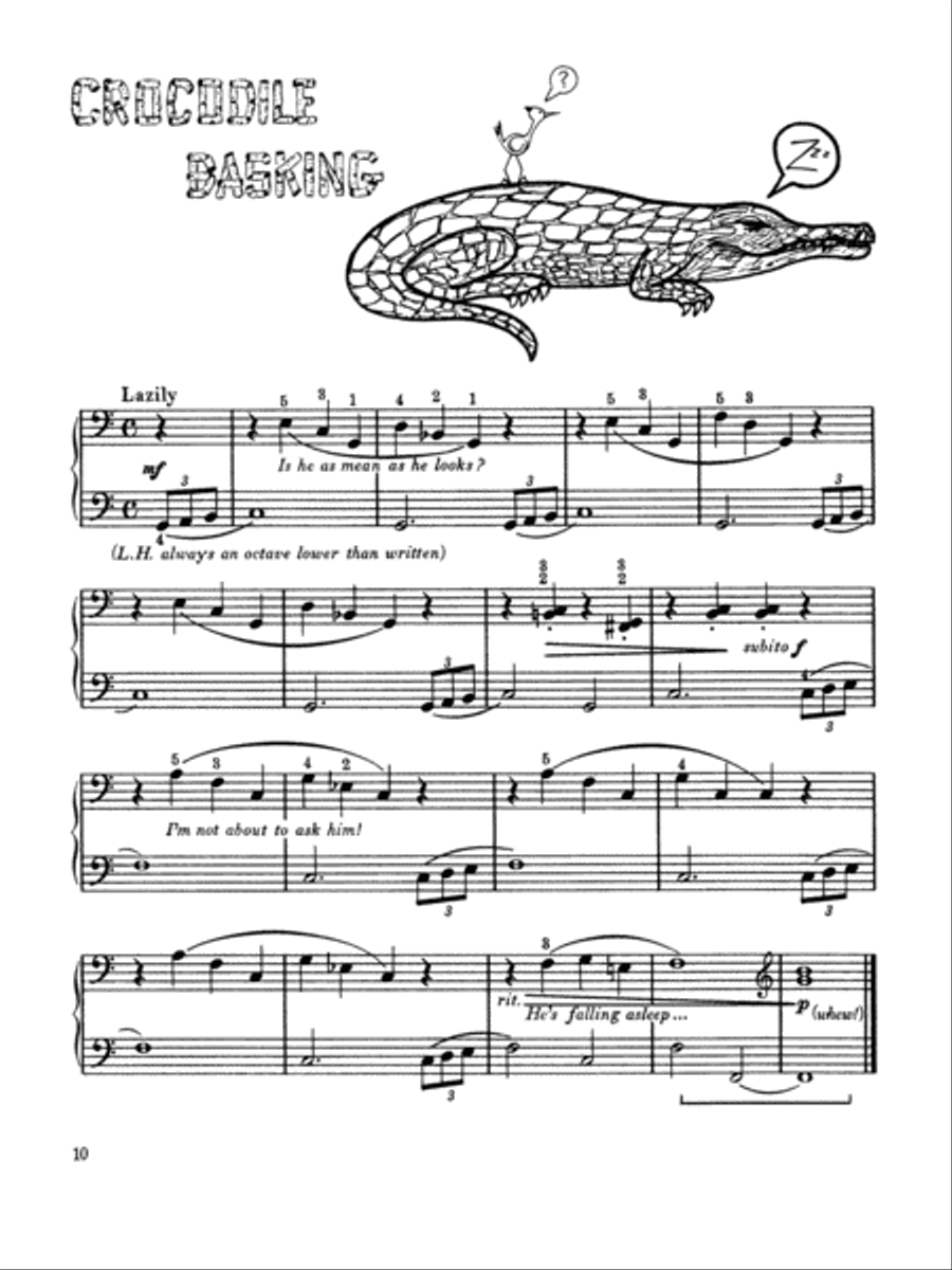 A Day in the Jungle Easy Piano scores gallery preview page 4