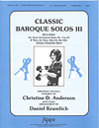 Book cover for Classic Baroque Solos III
