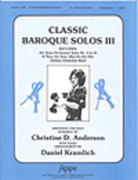 Classic Baroque Solos III image number null