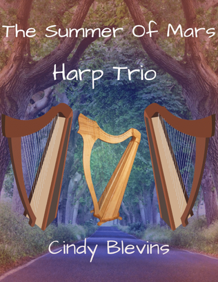 Book cover for The Summer of Mars, for Harp Trio